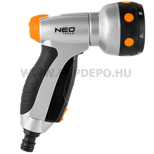 NEO Öntözőpisztoly, 7 funkciós, CLICK funkciós