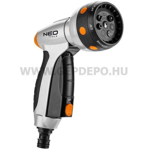 NEO Öntözőpisztoly, 7 funkciós, CLICK funkciós