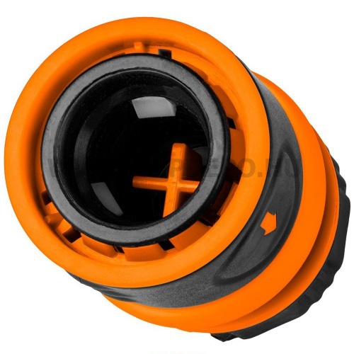 NEO Tömlő gyorscsatlakozó 1/2", vizstoppos, kétkomponensű