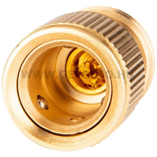 NEO Tömlő gyorscsatlakozó 1/2", vízstoppos, réz