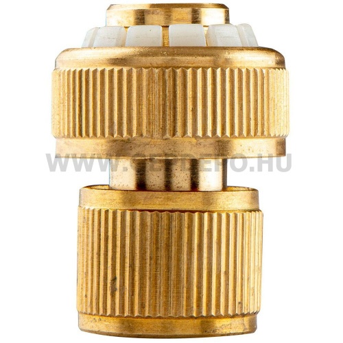 NEO Tömlő gyorscsatlakozó 3/4", vízstoppos, réz