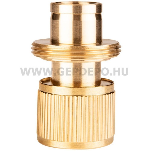NEO Tömlő gyorscsatlakozó 3/4", vízstoppos, réz