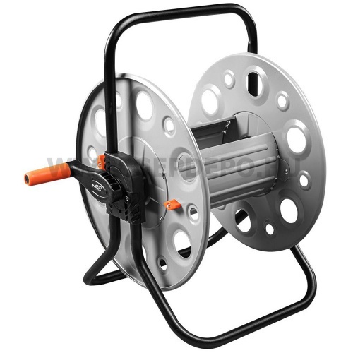 NEO Tömlődob, fém, tömlőméret: 1/2" max100m, 3/4" max30 m