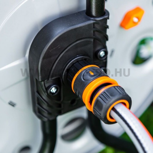 NEO Tömlődob, fém, tömlőméret: 1/2" max100m, 3/4" max30 m