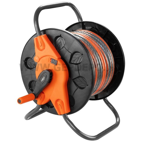 NEO Tömlődob, műanyag, tömlőméret: 1/2" max60m, 3/4" max20 m