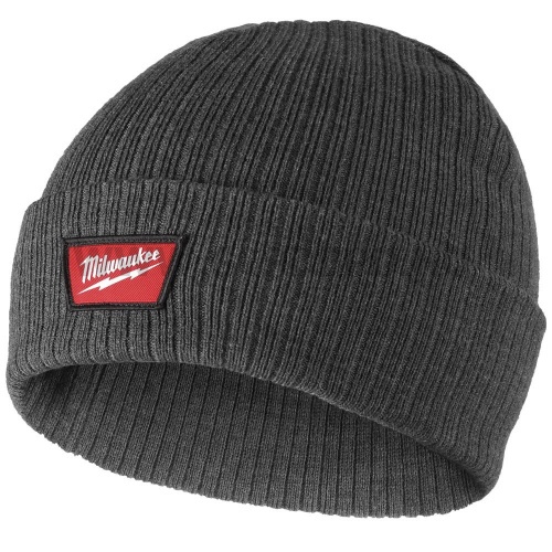 Milwaukee Cuffed Beanie sötét szürke kötött téli sapka