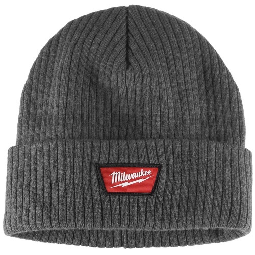 Milwaukee Cuffed Beanie sötét szürke kötött téli sapka