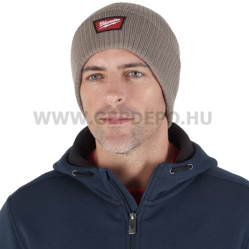 Milwaukee Cuffed Beanie barna kötött téli sapka