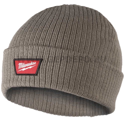 Milwaukee Cuffed Beanie barna kötött téli sapka