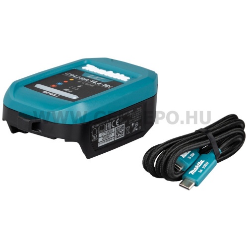 DC18SJ 14,4V-18V Li-ion LXT akkumulátor töltő USB PD + PD kábel