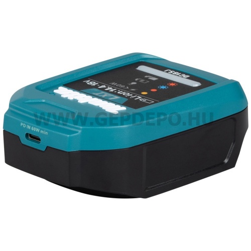 DC18SJ 14,4V-18V Li-ion LXT akkumulátor töltő USB PD + PD kábel