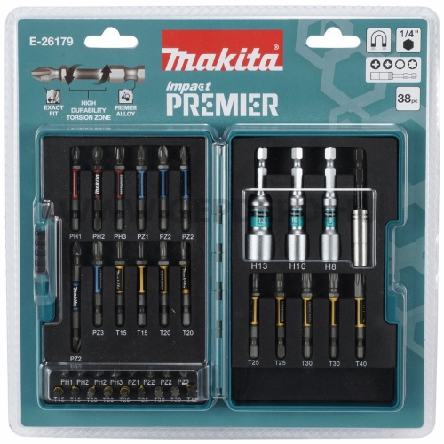Makita 38 részes Impact PREMIER bitkészlet