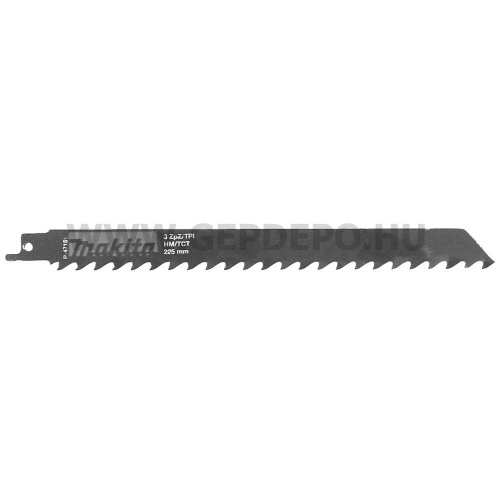 Makita HM orrfűrészlap KEMÉNYFA/MŰANYAG/KÖNNYŰ BETON, TPI:3, 225 mm - 1 db