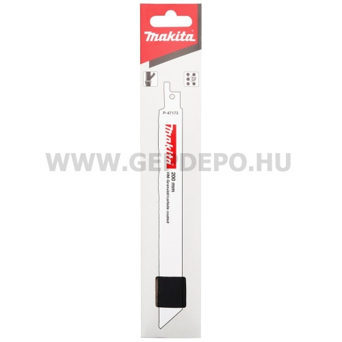 Makita volframkarbid HM orrfűrészlap, ÖNTÖTT VAS/TÉGLA/GRP/EPOXI, TPI:2, 200 mm - 2 db