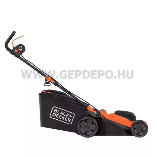 Black+Decker elektromos fűnyíró 1800W, 400mm, 40L-es gyűjtőkosár
