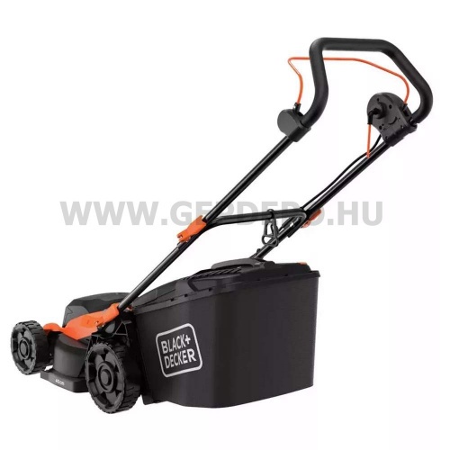 Black+Decker elektromos fűnyíró 1800W, 400mm, 40L-es gyűjtőkosár