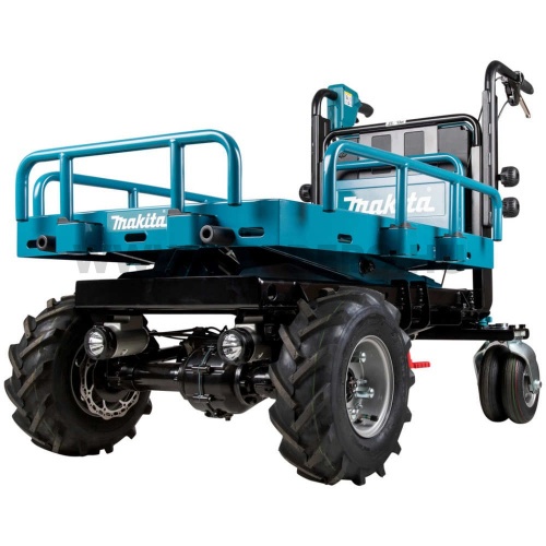 Makita DCU601Z akkus anyagmozgató talicska plató felépítménnyel 300 kg 2x18V LXT BL XPT