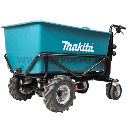 Makita DCU605Z akkus anyagmozgató talicska tartály felépítménnyel 300 kg 2x18V LXT BL XPT