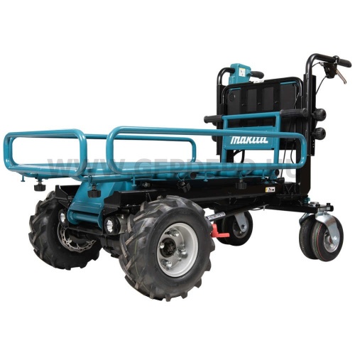 Makita DCU604Z akkus anyagmozgató talicska rács felépítménnyel 300 kg 2x18V LXT BL XPT