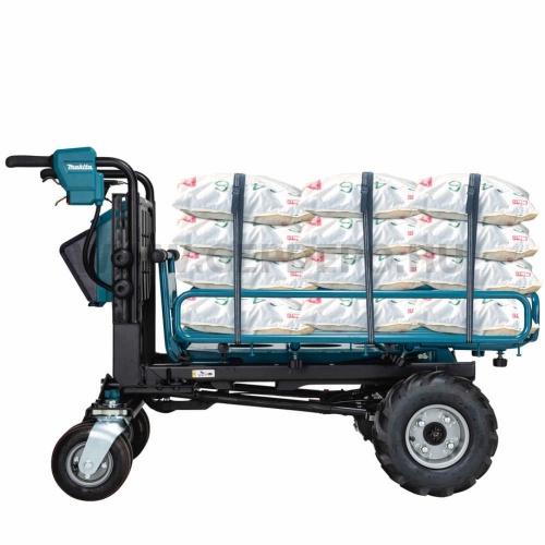 Makita DCU604Z akkus anyagmozgató talicska rács felépítménnyel 300 kg 2x18V LXT BL XPT