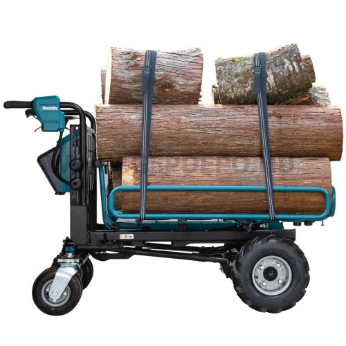 Makita DCU604Z akkus anyagmozgató talicska rács felépítménnyel 300 kg 2x18V LXT BL XPT