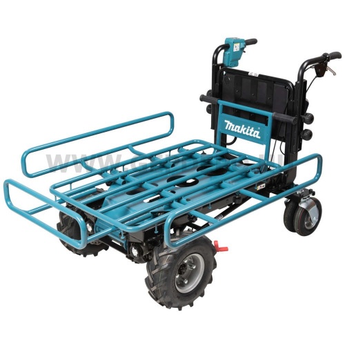 Makita DCU604Z akkus anyagmozgató talicska rács felépítménnyel 300 kg 2x18V LXT BL XPT