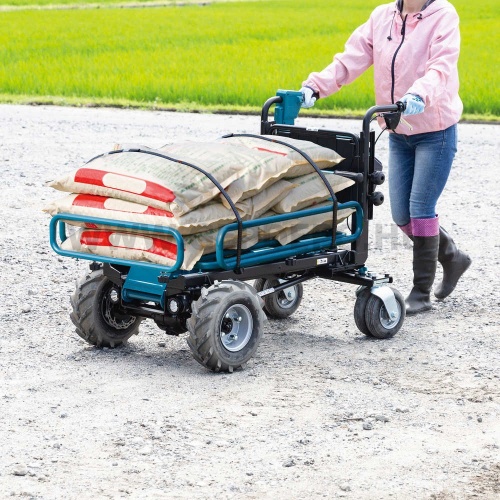 Makita DCU604Z akkus anyagmozgató talicska rács felépítménnyel 300 kg 2x18V LXT BL XPT