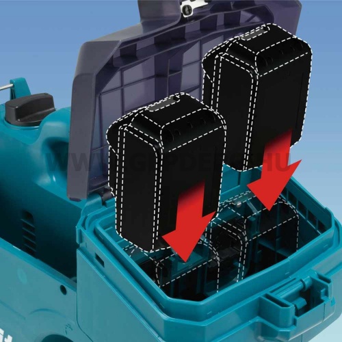 Makita DHW080ZK akkus magasnyomású mosó géptest 2X18V LXT BL