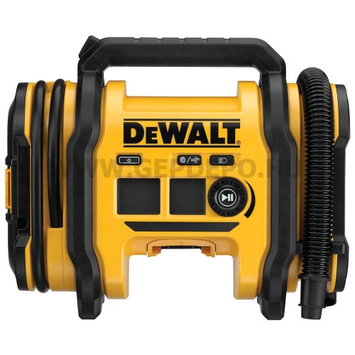 DeWALT DCC018N-XJ 18V XR Li-ion akkumulátoros kompresszor géptest 12V hálózati adapterrel