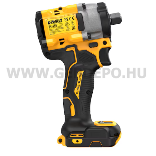 DeWALT DCF922N-XJ 18V XR Li-ion akkumulátoros ütvecsavarozó géptest