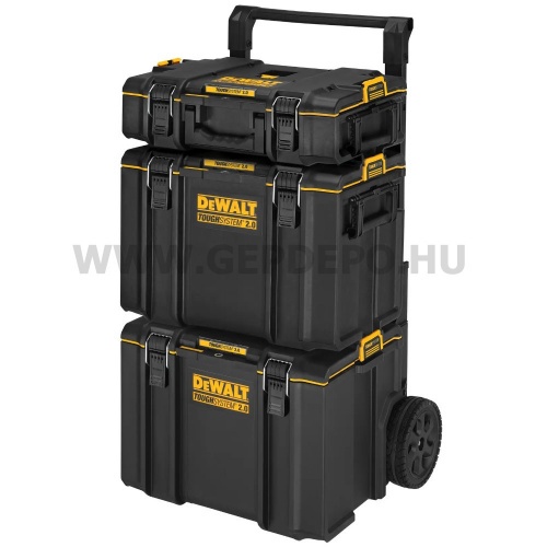 DeWALT TOUGHSYSTEM 2.0 gurulós szerszámtartó szett 3 részes
