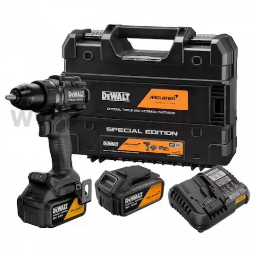 DeWALT DCD81MP2T-QW McLaren 18V XR Li-ion akkumulátoros fúró-csavarozó TSTAK kofferben