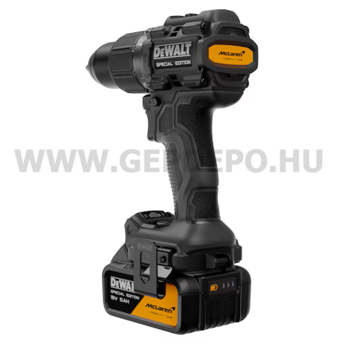 DeWALT DCD86MP2T-QW McLaren 18V XR Li-ion akkumulátoros ütvefúró-csavarozó BL TSTAK kofferben
