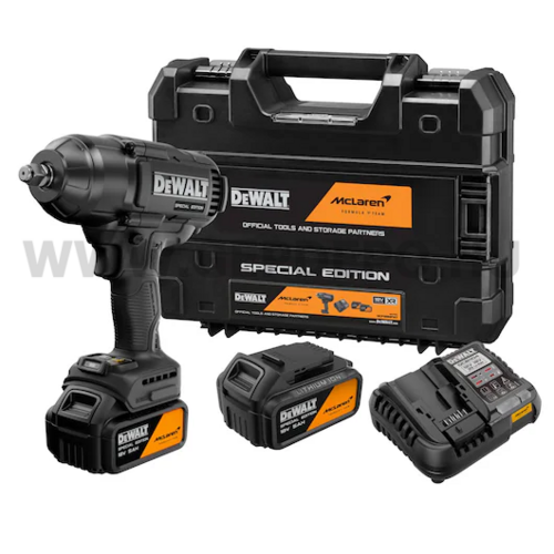 DeWALT DCF99MP2T-QW McLaren 18V XR Li-ion akkumulátoros ütvecsavarozó BL 1/2" TSTAK kofferben