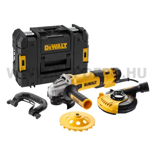 DeWALT DWE4257KT-QS beton és felületcsiszoló készlet 1500W 125mm