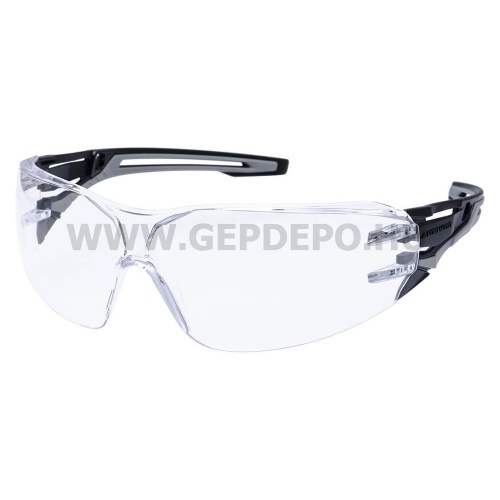 Portwest PR01 Anthracite Wraparound védőszemüveg, víztiszta