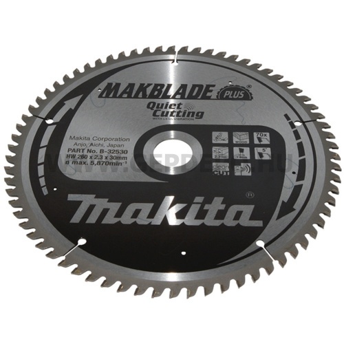 Makita Makblade körfűrészlap 260mm f:30 Z70