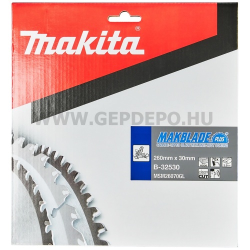 Makita Makblade körfűrészlap 260mm f:30 Z70