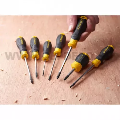 Stanley CushionGrip pozidriv műszerész csavarhúzó - PZ0 x 60 mm