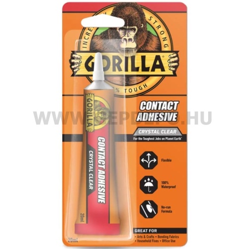 Gorilla Contact Adhesive Clear Kristálytiszta Kontakt Ragasztó 20ml
