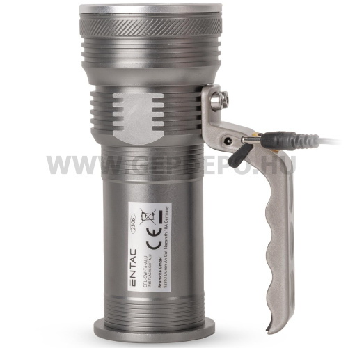 Entac Elemlámpa 5W T6 Aluminium 2x18650 és fali töltő tartozék