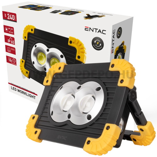 Entac Szerelőlámpa 6W+1W Dual Battery