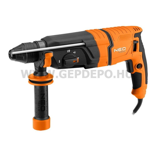 NEO TOOLS Fúrókalapács vésőfunkcióval 900W / 3.5J, SDS Plus, tartozékokkal
