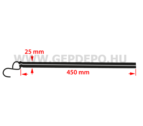 NEO TOOLS Rakományrögzítő racsnis heveder 4,5m/25mm, 500kg
