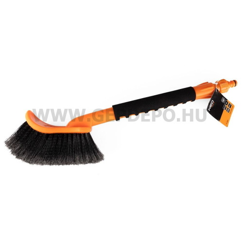 NEO TOOLS Tisztítókefe univerzális, tömlőre csatlakoztatható, 13x8.5x48cm