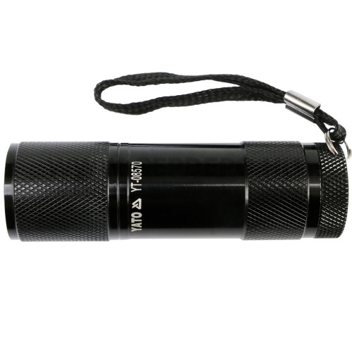 YATO Zseblámpa 3W 9 LED 3xAAA elem