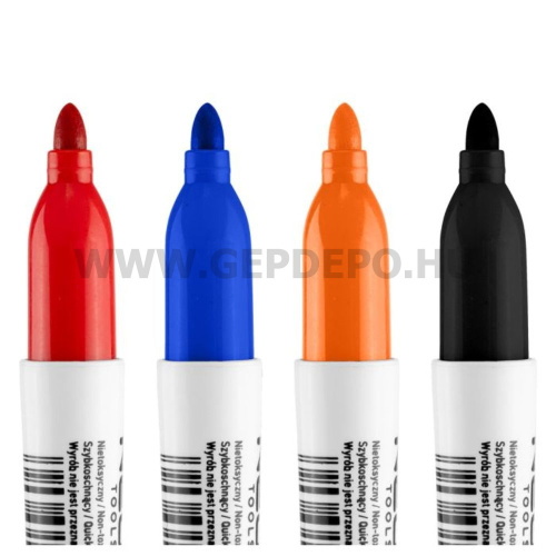 NEO TOOLS Jelölőfilc, mini, 4 színben