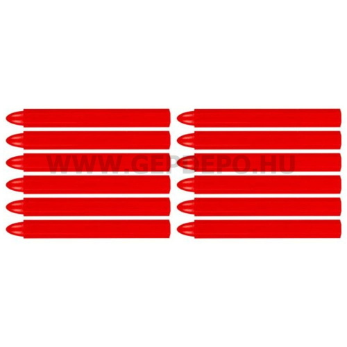 NEO TOOLS Jelölőkréta készlet, 12db, piros