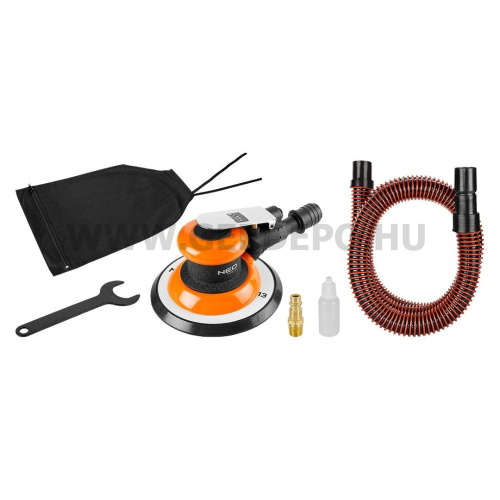 NEO TOOLS Pneumatikus excentercsiszoló 150mm, vákumos porelszívással