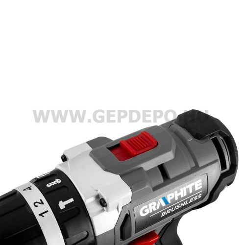 GRAPHITE Akkus szénkefementes fúró, csavarozó, ütvefúró ENERGY+ 18V, akku nélkül
